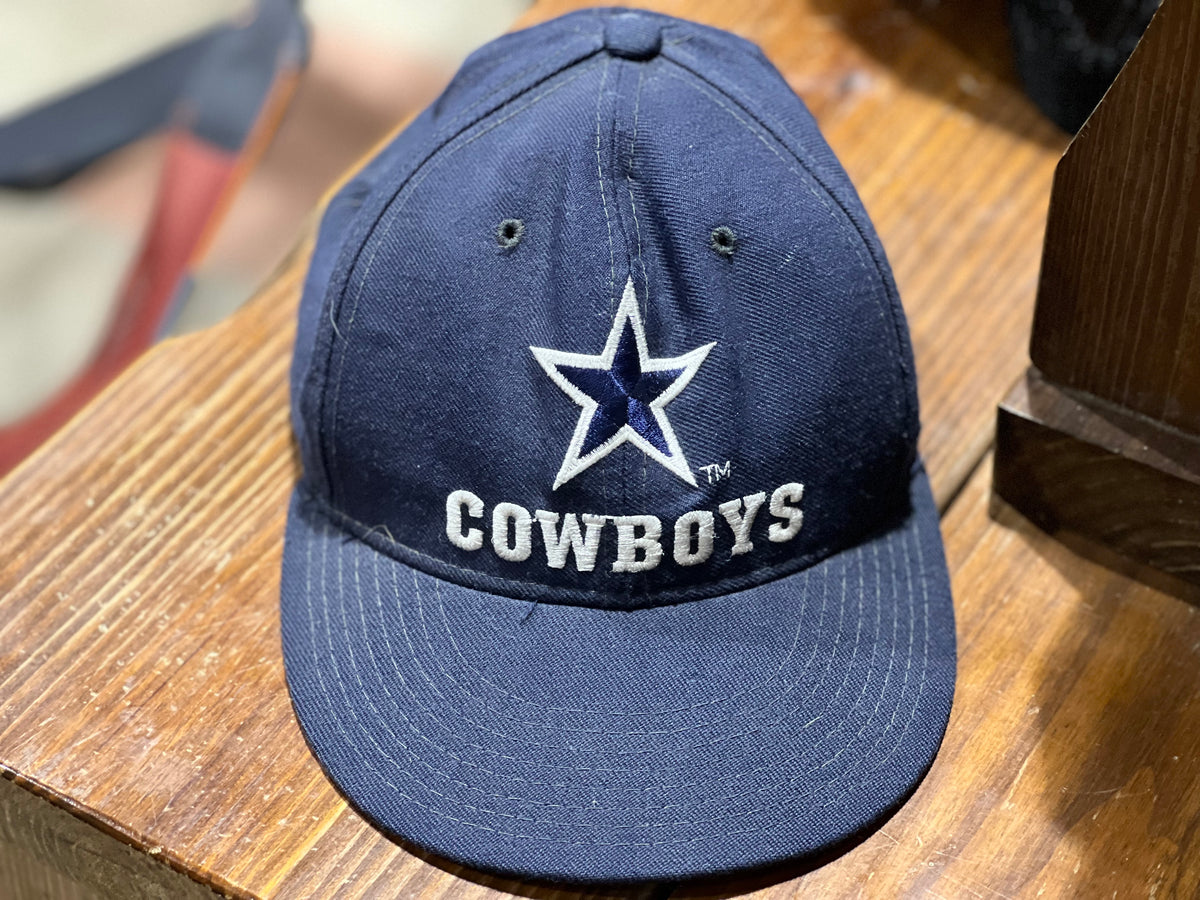 Dallas Cowboys Hat Cap NFL Team Apparel Dark Blue Strapback Cleaned Reshaped