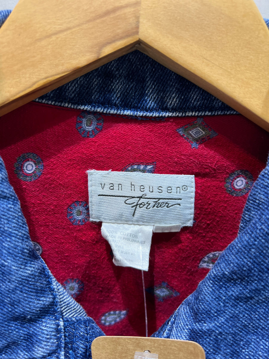 Van heusen denim outlet jacket