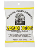 Candy Barn Express - Claeys Old Fashioned Hard Candies -Lemon - 12 Ct.