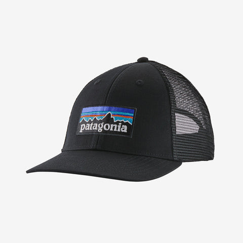 Patagonia- P-6 Logo LoPro Trucker Hat Black