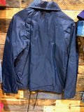Vntg Warwick U.S.A quality wearables Coaches Jacket w/ "Harvey Baptist Stephenville, TX" Color: Navy/ Sz: L (14-16)/ Made in USA