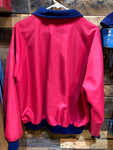 Vntg Sports Master Jacket fleece-lined w/ "polarfleece" Color: Red w/ Blue fleece/ Sz: L/ Made in USA
