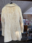 Slim Pickins Vintage: Koslow’s Ivory Mink Fur 3/4 Coat