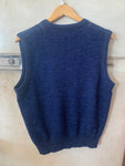 SPV: Vintage Plaid 'Window Payne' Navy Sweater Vest