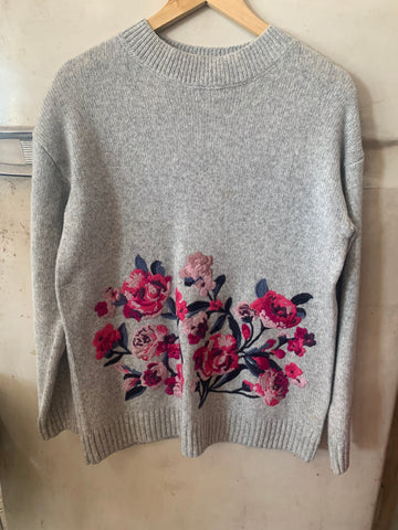 Vintage Embroidered Women's Sweater