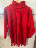 SPV: Red Knit Turtleneck Sweater