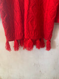 SPV: Red Knit Turtleneck Sweater