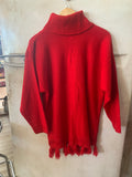 SPV: Red Knit Turtleneck Sweater