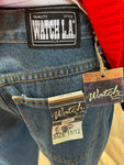 Women's Vintage "Watch L.A." Blue Jeans