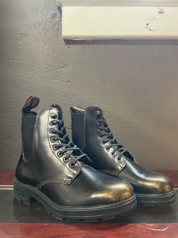 Blundstone #2218 Lace-Up Gore Boots/ Gold Brush & Black Leather