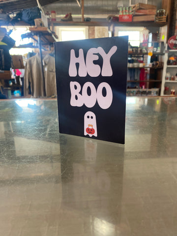 Hey Boo Halloween Card