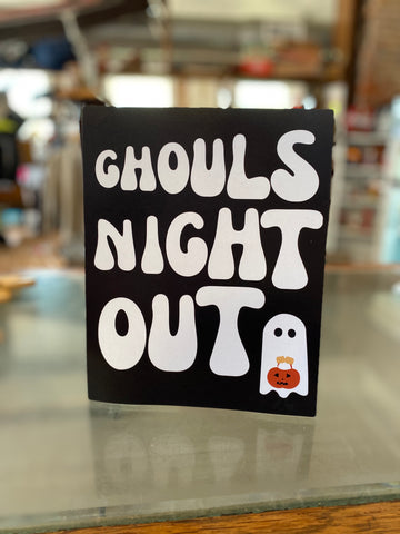 Ghouls Night Out Halloween Art