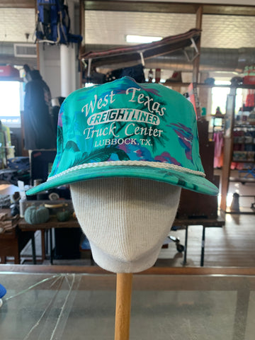 Slim Pickins Vintage: Snapback "West Texas FREIGHTLINER Truck Center" Trucker Hat