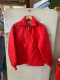 Slim Pickins Vintage: Union Made 'Lee Outerwear' Red Puffer Jacket