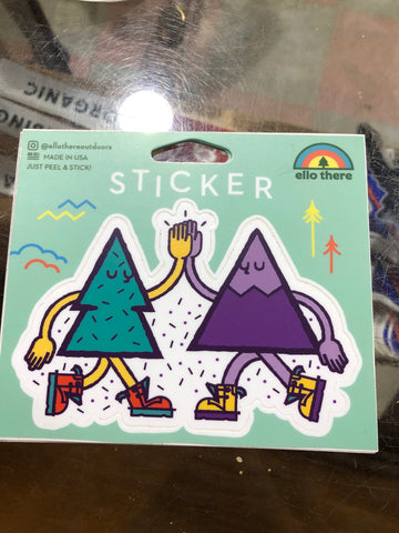 Ello There - Sticker - Tree & Mountain Friends