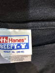 Thrifted: Hanes "BEEFY-T" Sz: XL (46-48)/Color: Black
