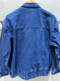 Vintage Van Heusen for her denim jacket. #0