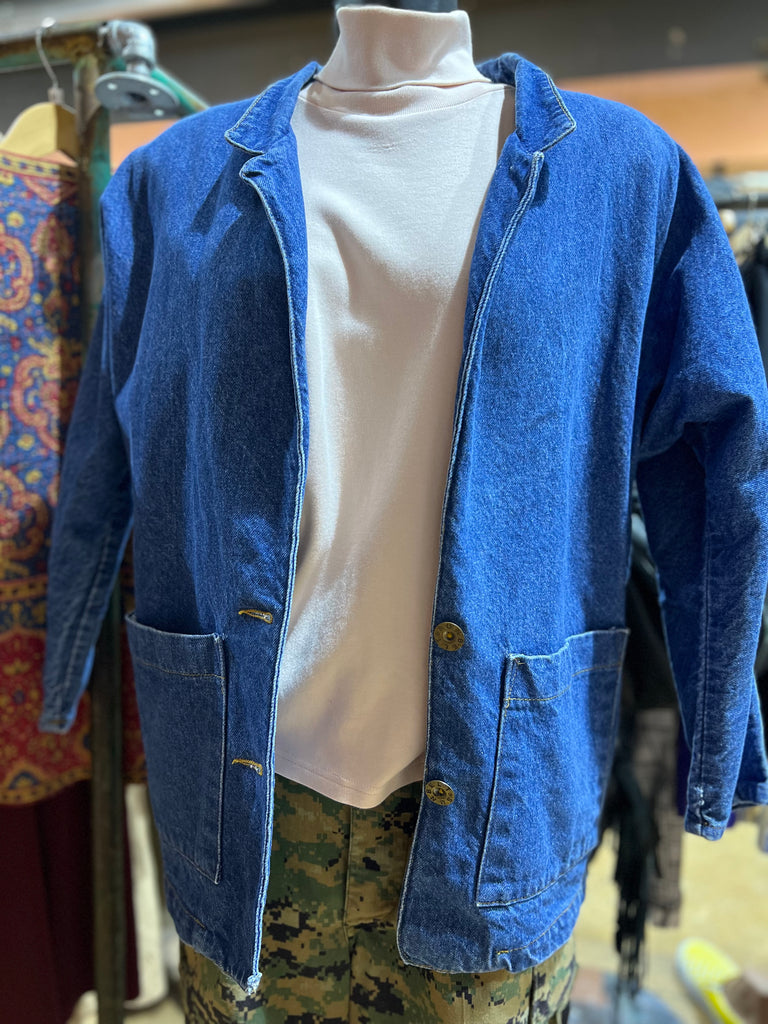 vintage Sunbelt Sportswear w's denim jacket/chore jacket-#0 – Slim  Pickins Outfitters