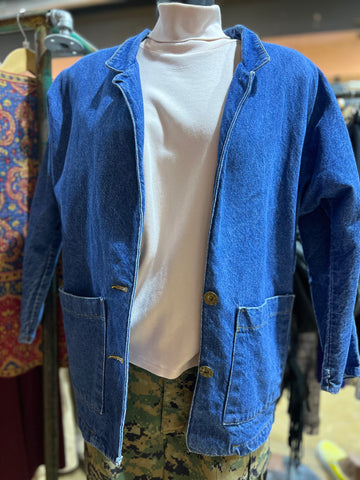 vintage "Sunbelt Sportswear" w's denim jacket/chore jacket-#0