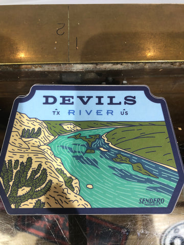Sendero Provisions Company - Devils River Sticker
