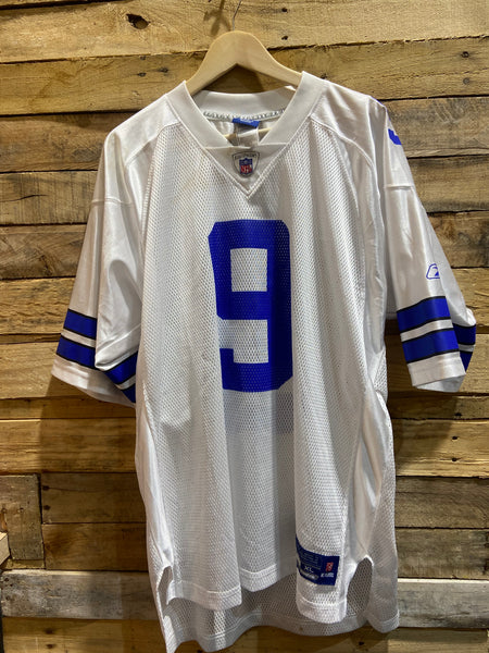 Vintage #9 TONY ROMO Dallas Cowboys NFL Reebok Jersey 2XL – XL3 VINTAGE  CLOTHING