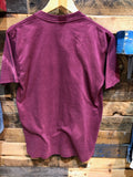 Thrifted: Jerzees 50/50 Heavyweight Blank-T Sz: M/Color: Maroon/Made in USA