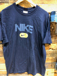 Thrifted: Nike Blaocked letter w/Oval Swoosh Sz: XL/Color: Navy