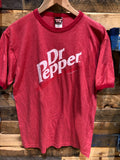 Vintage: Dr. Pepper Graphic Tee Sz: M/ Color: Heather Red