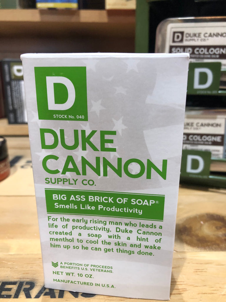 Duke Cannon - Big Ass Brick of Soap - Productivity – Slim Pickins Outfitters