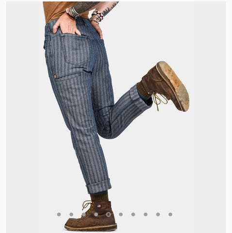 Dovetail- Shop Pant Vintage Stripe Denim