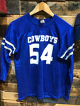 Vintage: Cowboys Jersy Shirl by Sears NFL by Rawlings Blue/Sz: XL (18-20)