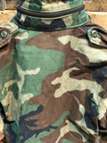 Vintage ARMY Camouflage Pattern Field Coat (1991) Small X-Short #14