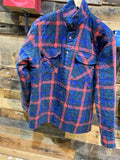 Vintage: Plaid Insulated Shirt Jacket Sz: M/#0