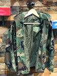 Vintage AIR FORCE Camouflage Pattern Field Coat (1985) Sz: X-Short #14