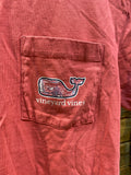 Thrifted: Vinyard Vines Pocket-T w/back graphic grapefruit/Sz: Small/#0