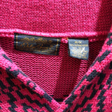 Vintage Eddie Bauer Red and Black Sweater