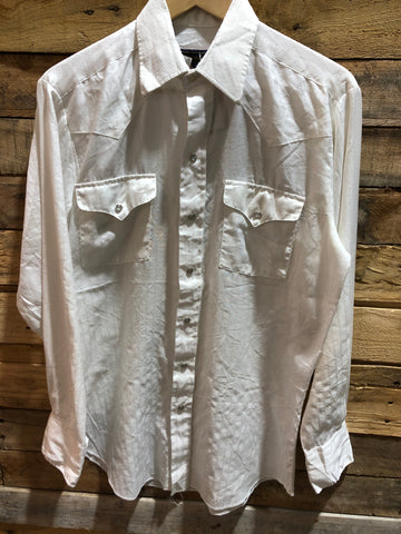 Vintage Western Shirt Button Up Pearl Snaps Panhandle Slim
