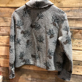 SPV W’s Woolrich Flannel “pines & cones” Fleece Jacket (sz: Medium)