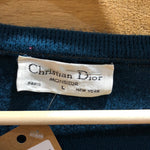 Vintage Christian Dior v-neck sweater. L #0